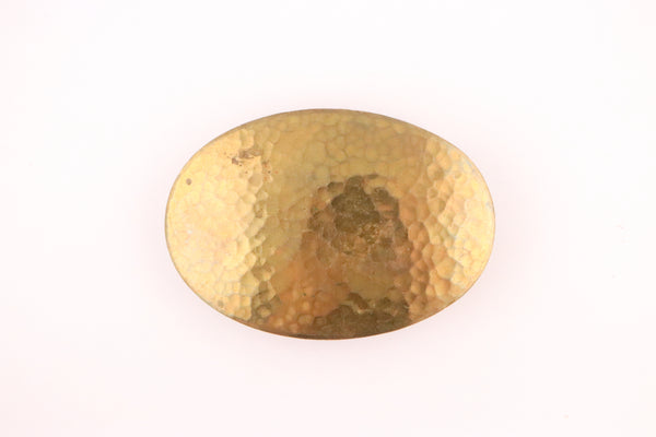 Vintage Hammered Gold-Tone Buckle - AV1