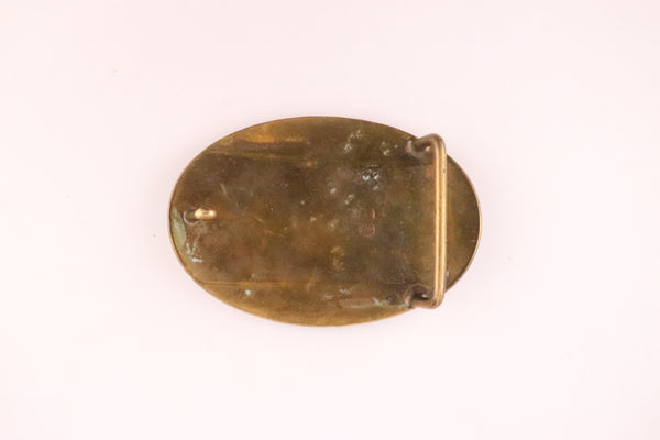 Vintage Hammered Gold-Tone Buckle - AV1