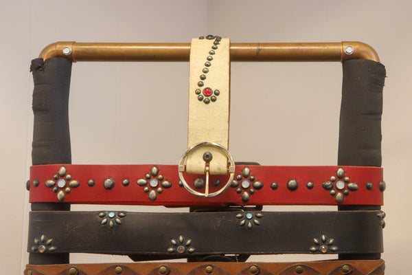 Vintage Studio Belt 90. AMERICA Red, White & Blue! Size 30 only.
