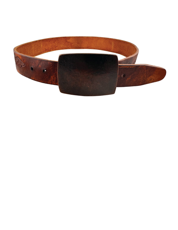 Vintage Buckle Hammered Copper - AV9