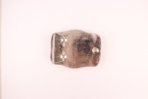 Vintage Cowboy Hat Silver-Tone Buckle - AV5