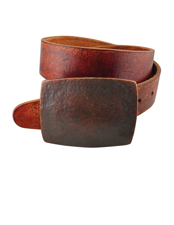 Vintage Buckle Hammered Copper - AV9